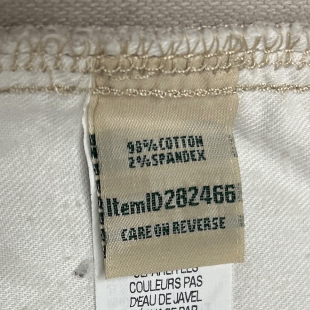 L.L. Bean Twill Cargo Pants Women's 16 Petite Beige Khaki Hiking‎ Outdoor - Picture 8 of 9